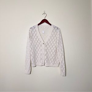 Off-White Knit Summer Cardigan